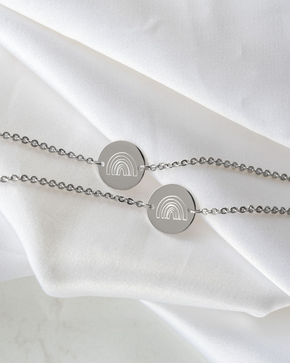 Gravurarmband Gravurplatte Rund
