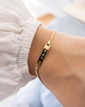 Gravurarmband Gravurplatte Herz