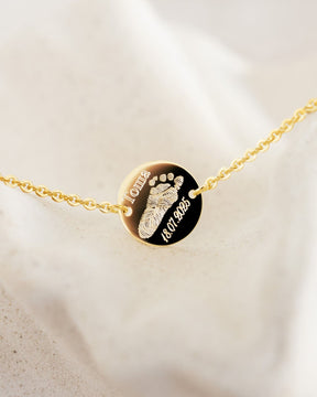 Graveerarmband graveerplaatje rond