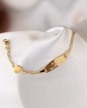 Gravurarmband Gravurplatte Herz