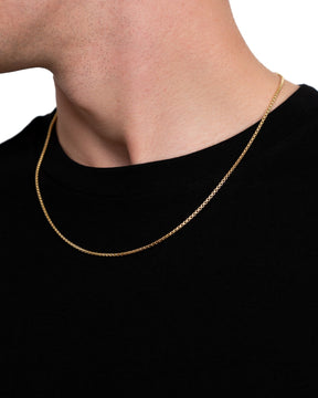 Venezianerkette 925 Silber 18 Karat Vergoldet 2,00mm