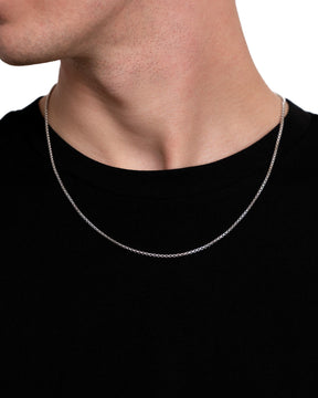 Venezianerkette 925 Silber Rhodiniert 2,00mm