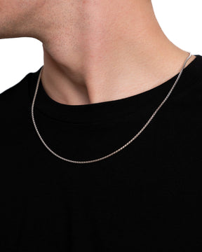 Venezianerkette 925 Silber Rhodiniert 2,00mm