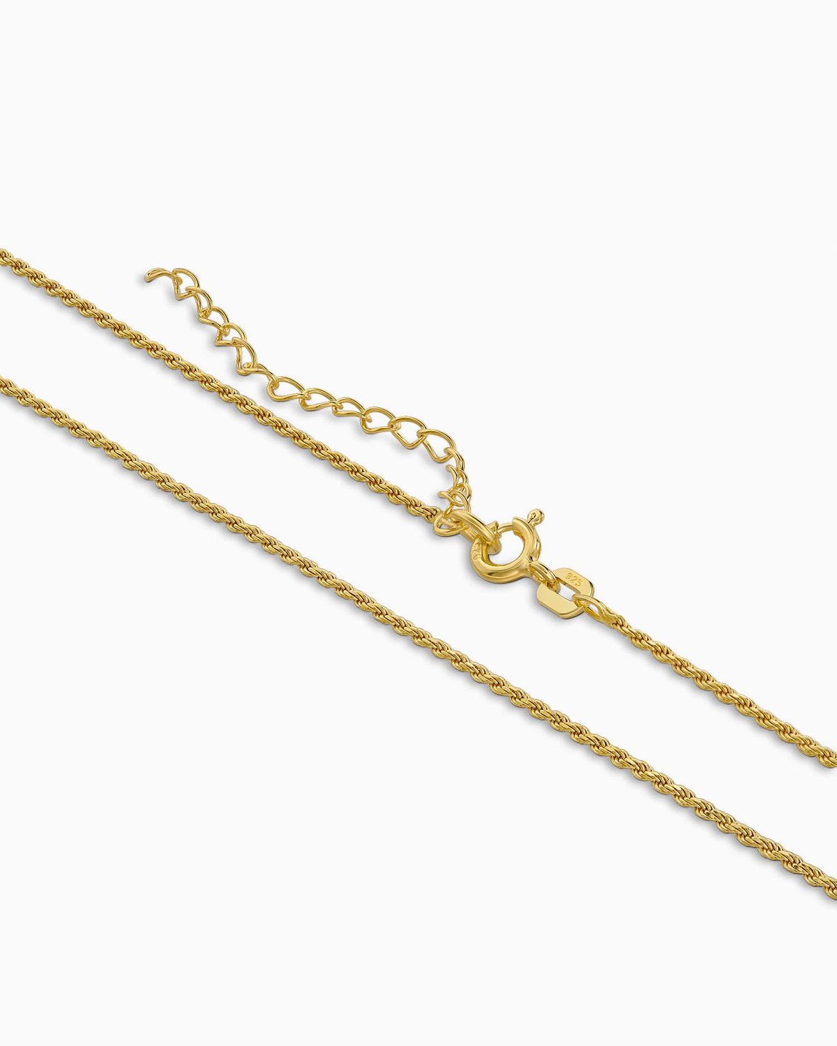 Kordelkette 925 Silber 18 Karat Vergoldet 1,20mm