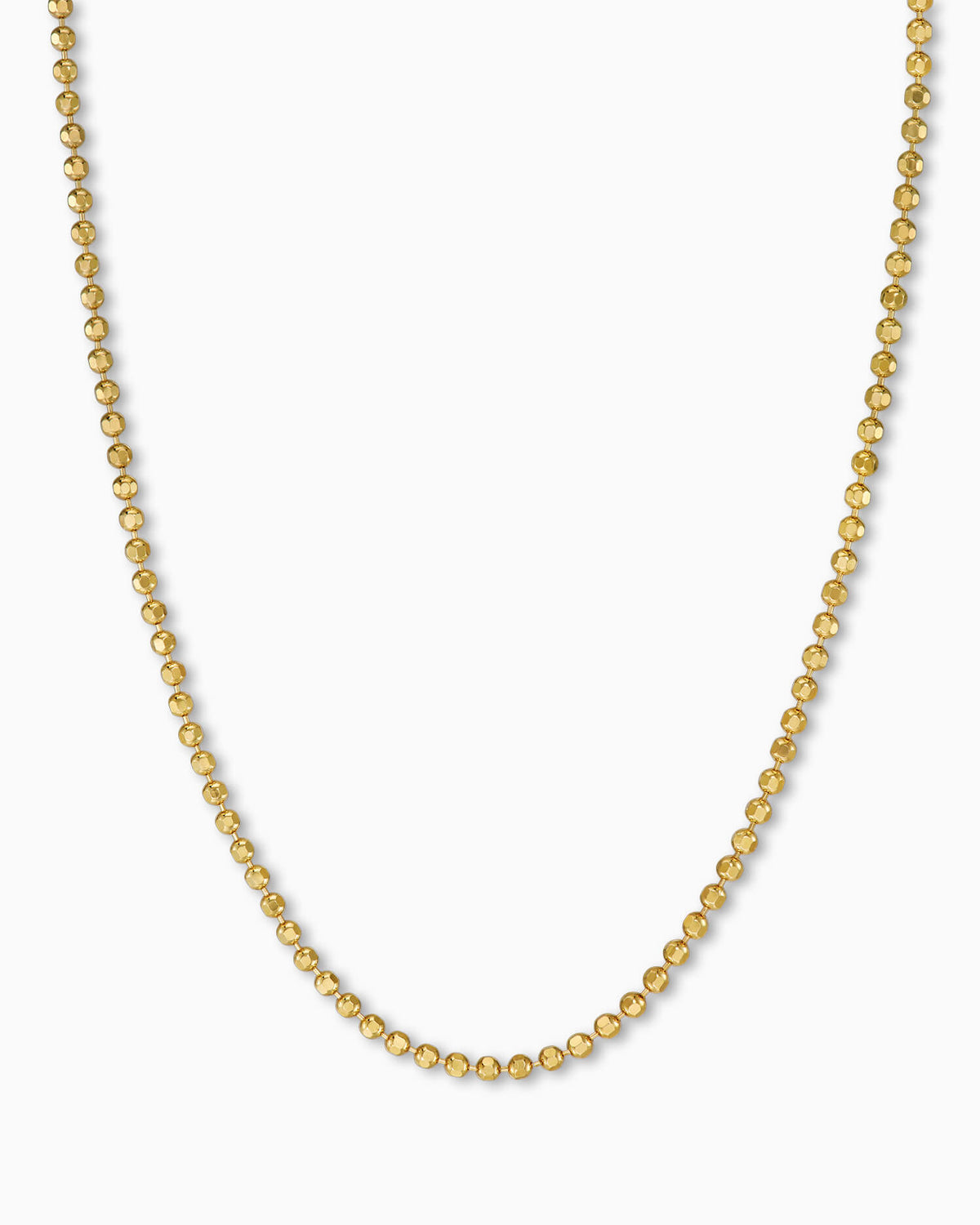 Kugelkette 925 Silber 18 Karat Vergoldet 1,20mm
