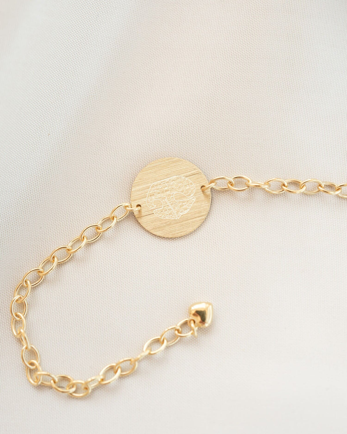 Graveerarmband graveerplaatje rond