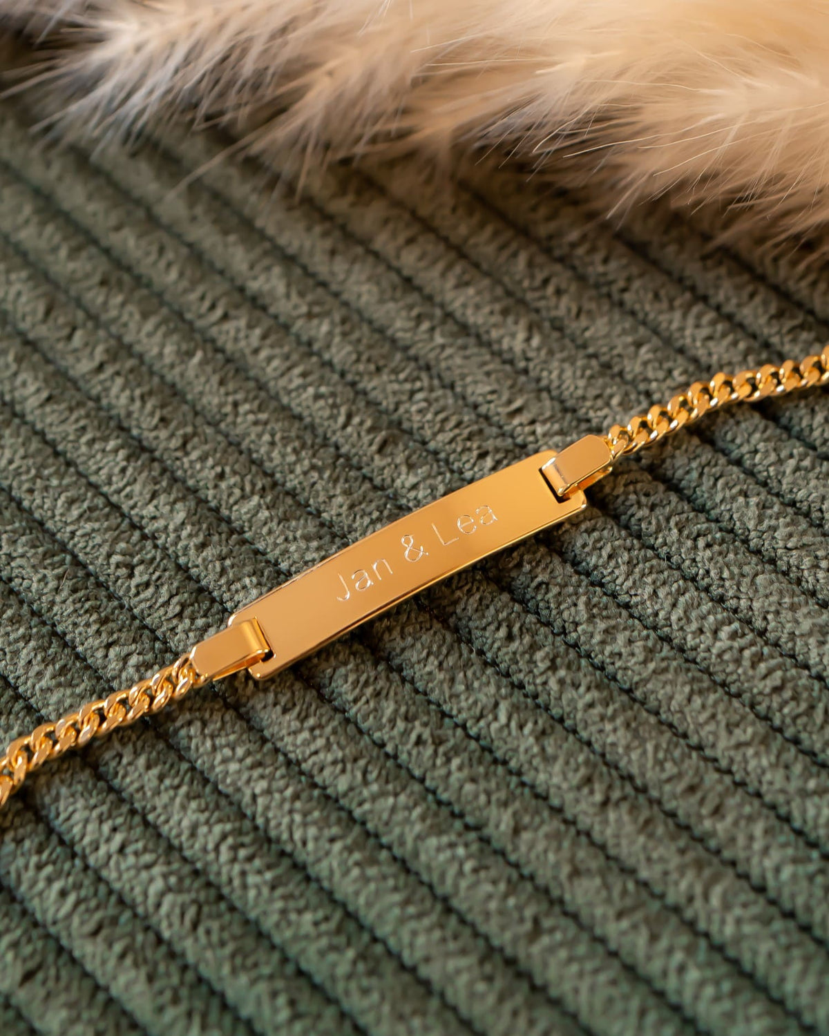 Gravurarmband Gravurplatte