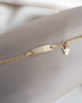 Graveerarmband Graveerplaatje Beschermengel