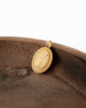 Gravurplatten Halskette Anhänger Oval