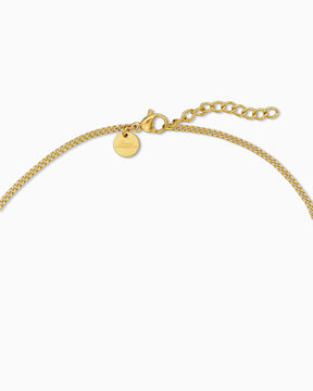 Panzerkette Edelstahl Gold