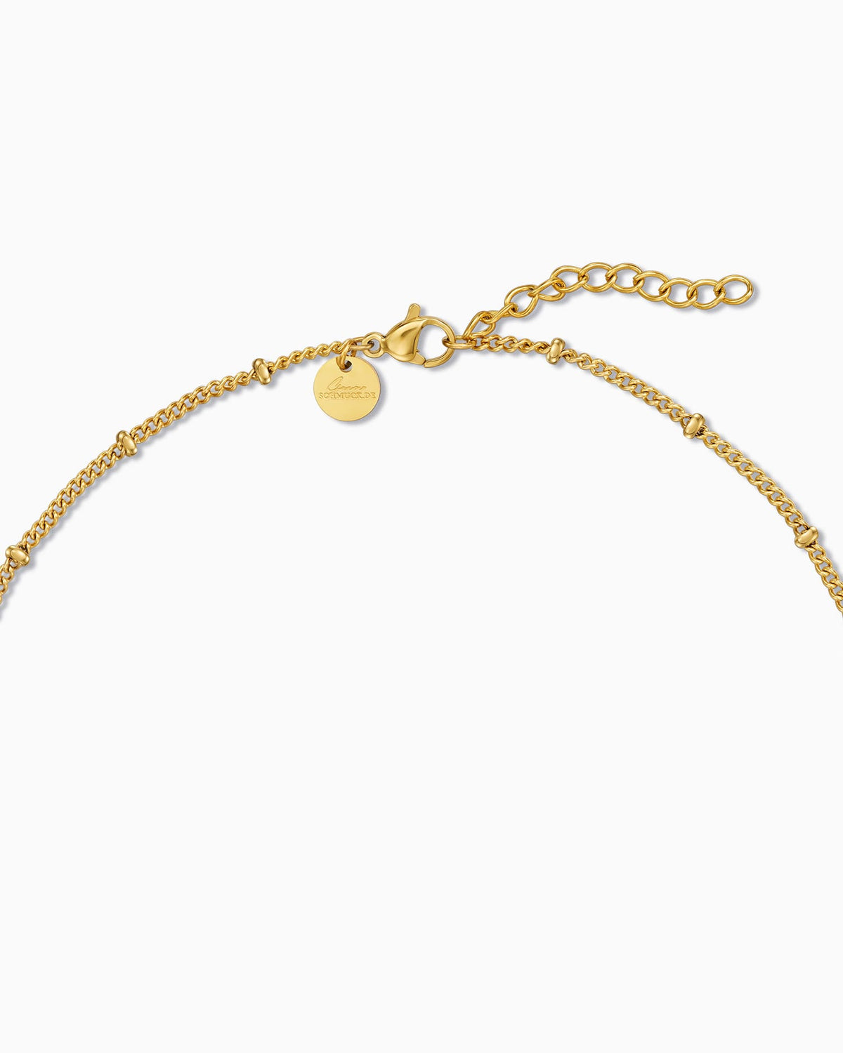 Panzer/Kugelkette Edelstahl Gold