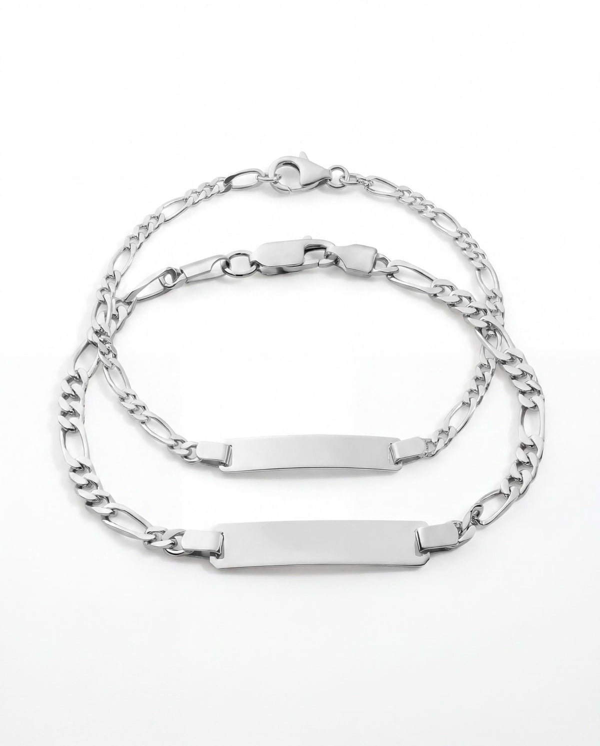 Partner Armbänder Gravurarmband Figaro