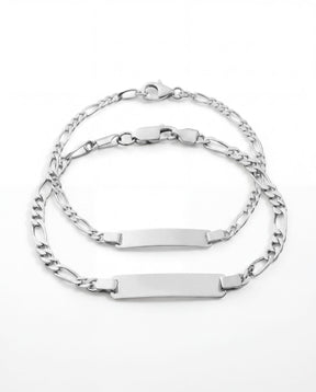 Partner Armbänder Gravurarmband Figaro