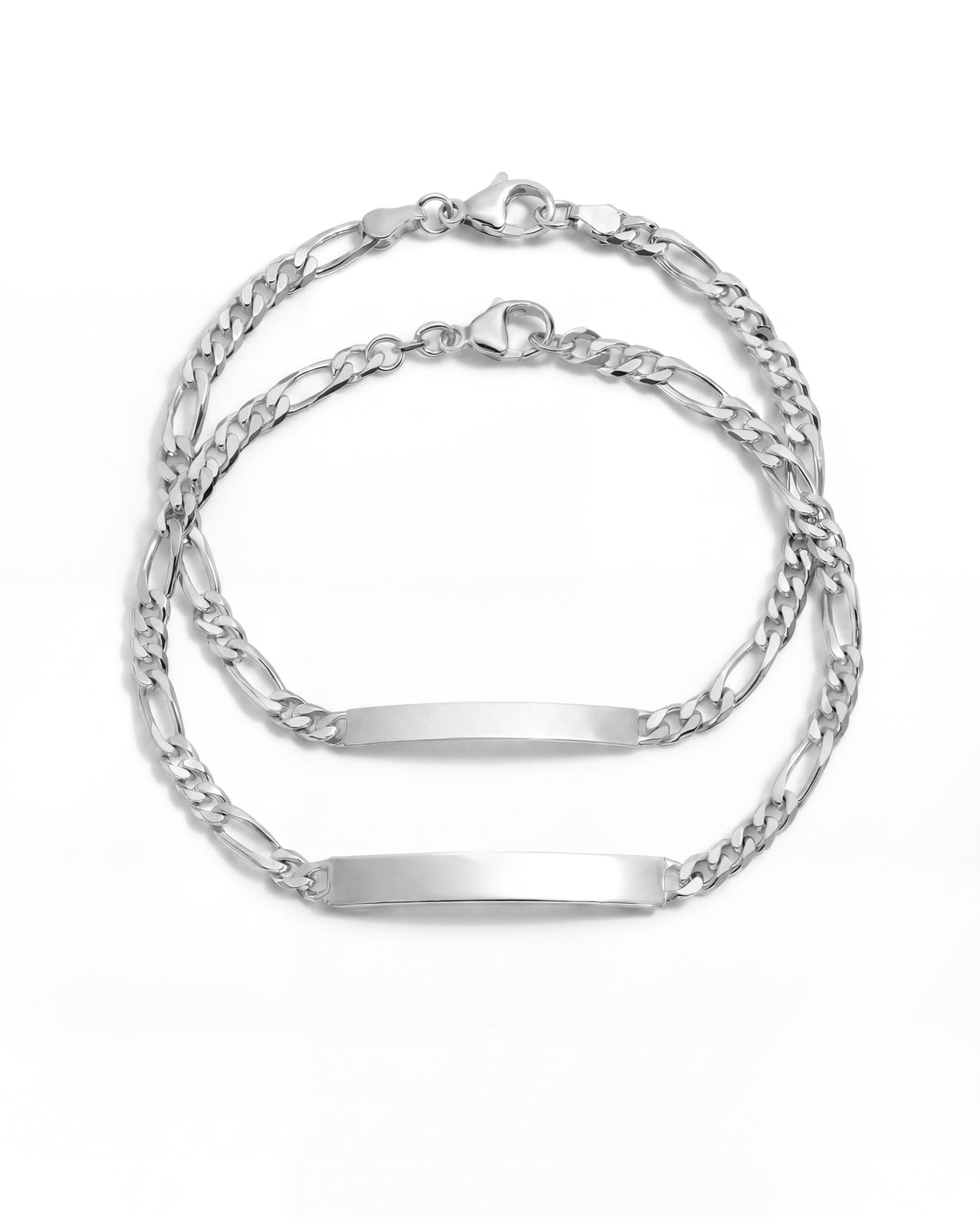 Partner Armbänder Gravurarmband Figaro