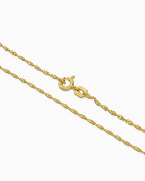 Singapurkette 333 Gold 1,60mm