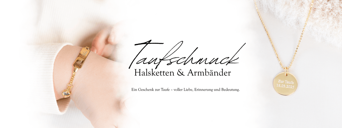 Taufschmuck - Taufketten & Taufarmbänder