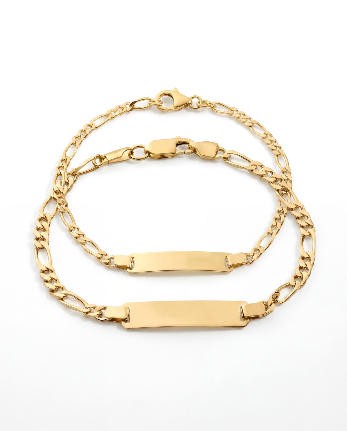 Partner Armbänder Gravurarmband Figaro