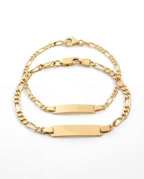Partner Armbänder Gravurarmband Figaro