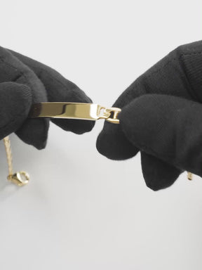 Gravurarmband Gravurplatte Panzersteg ID-Armband